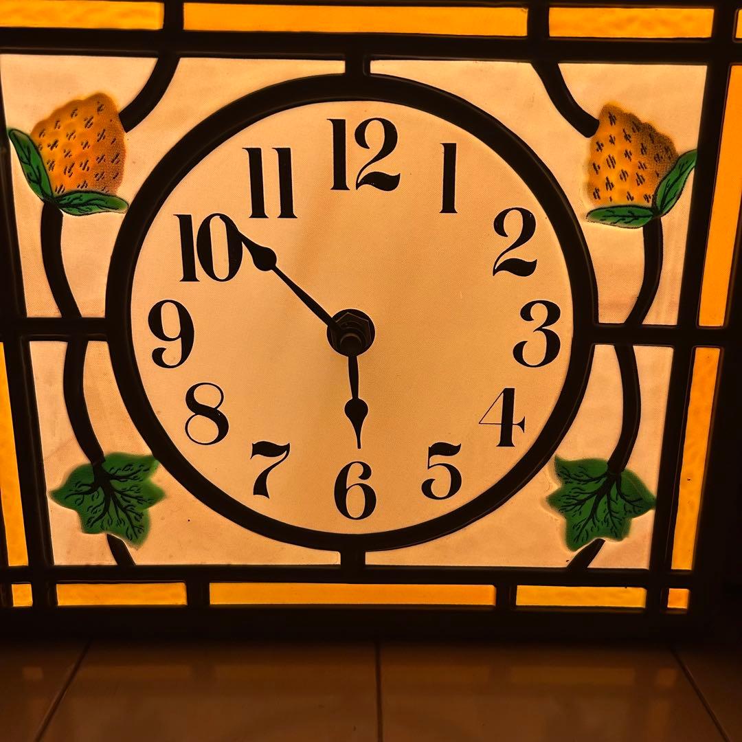 ビンテージ★パブストブルーリボン/ライトアップ 掛け時計 ★