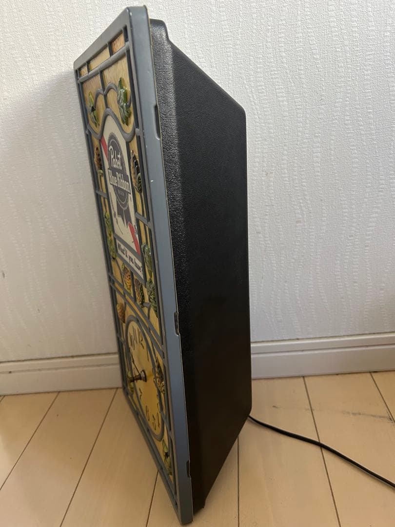 ビンテージ★パブストブルーリボン/ライトアップ 掛け時計 ★