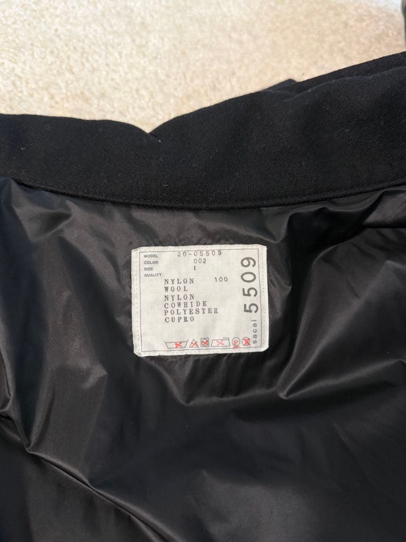 【正規店購入・保存袋/タグ付】sacai サカイ アウター ブルゾン サイズ1