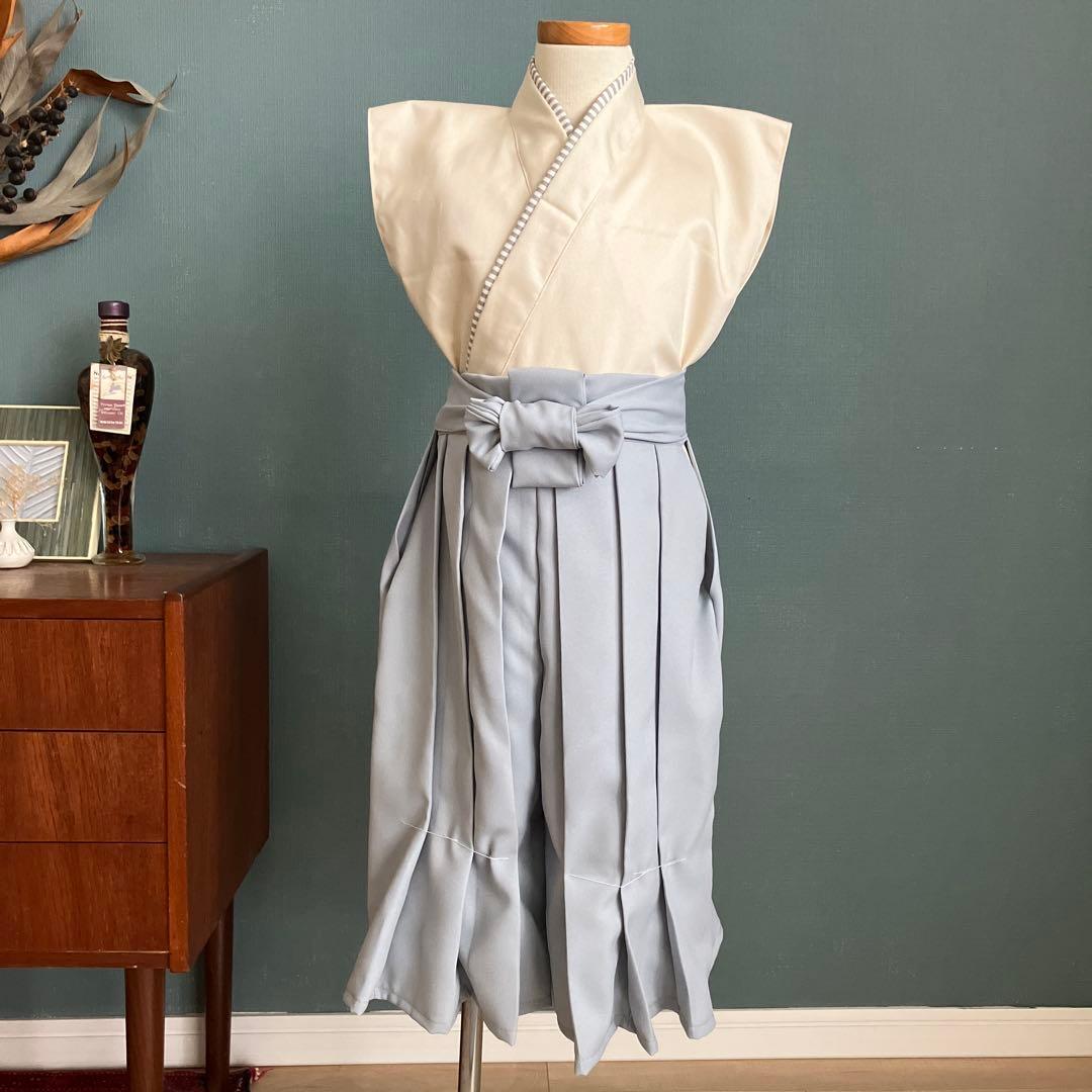 【再販 各サイズ1着】着物と袴　男の子　90-100㎝