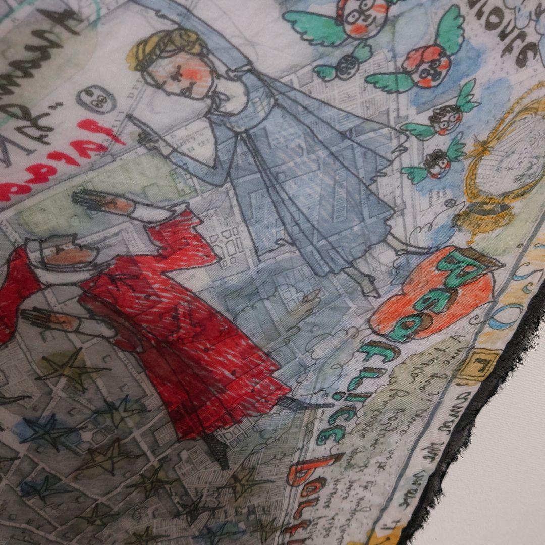 Faliero Sarti ファリエロサルティ ストール マルチカラー