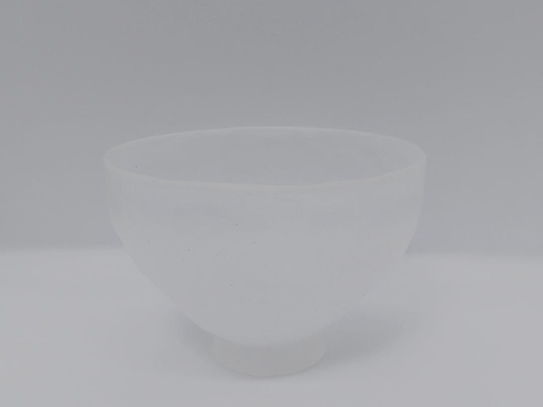 ガラス作家：能登朝奈　パート・ド・ヴェール　透明の飯椀・ボウル
