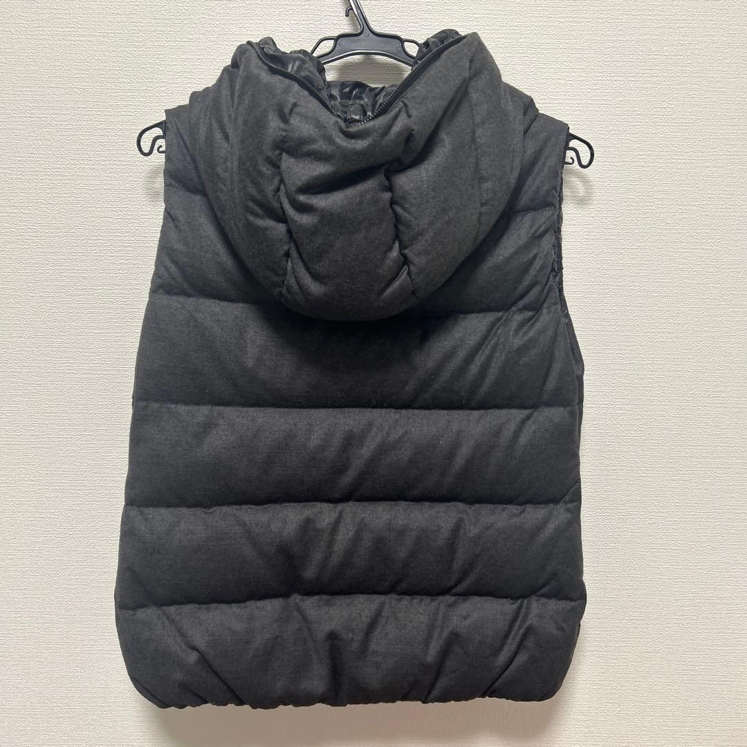DUVETICA フード付きダウンベスト サイズ40 グレー