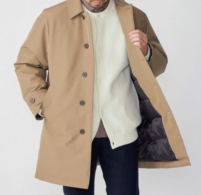 【美品】SHIPS別注+phenixGORE-TEXダウンステンカラーコート M