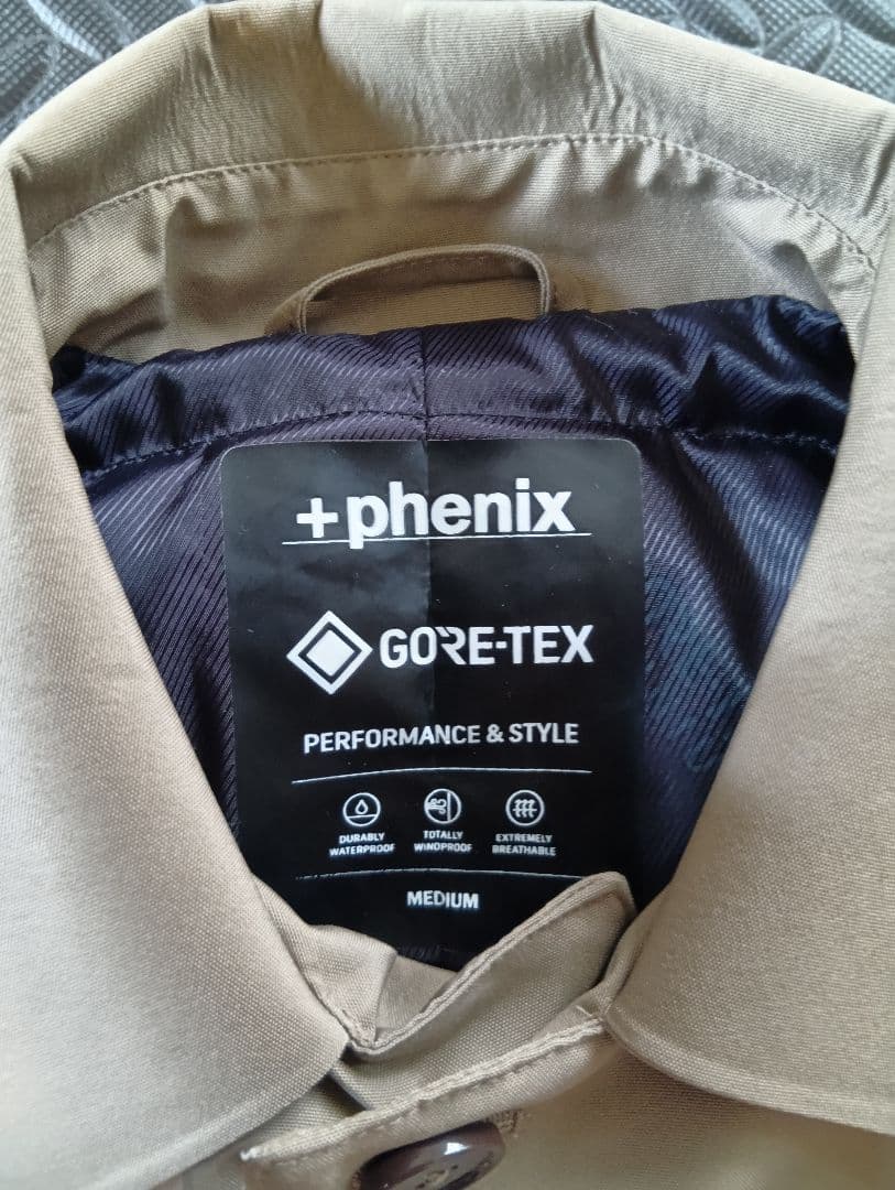 【美品】SHIPS別注+phenixGORE-TEXダウンステンカラーコート M