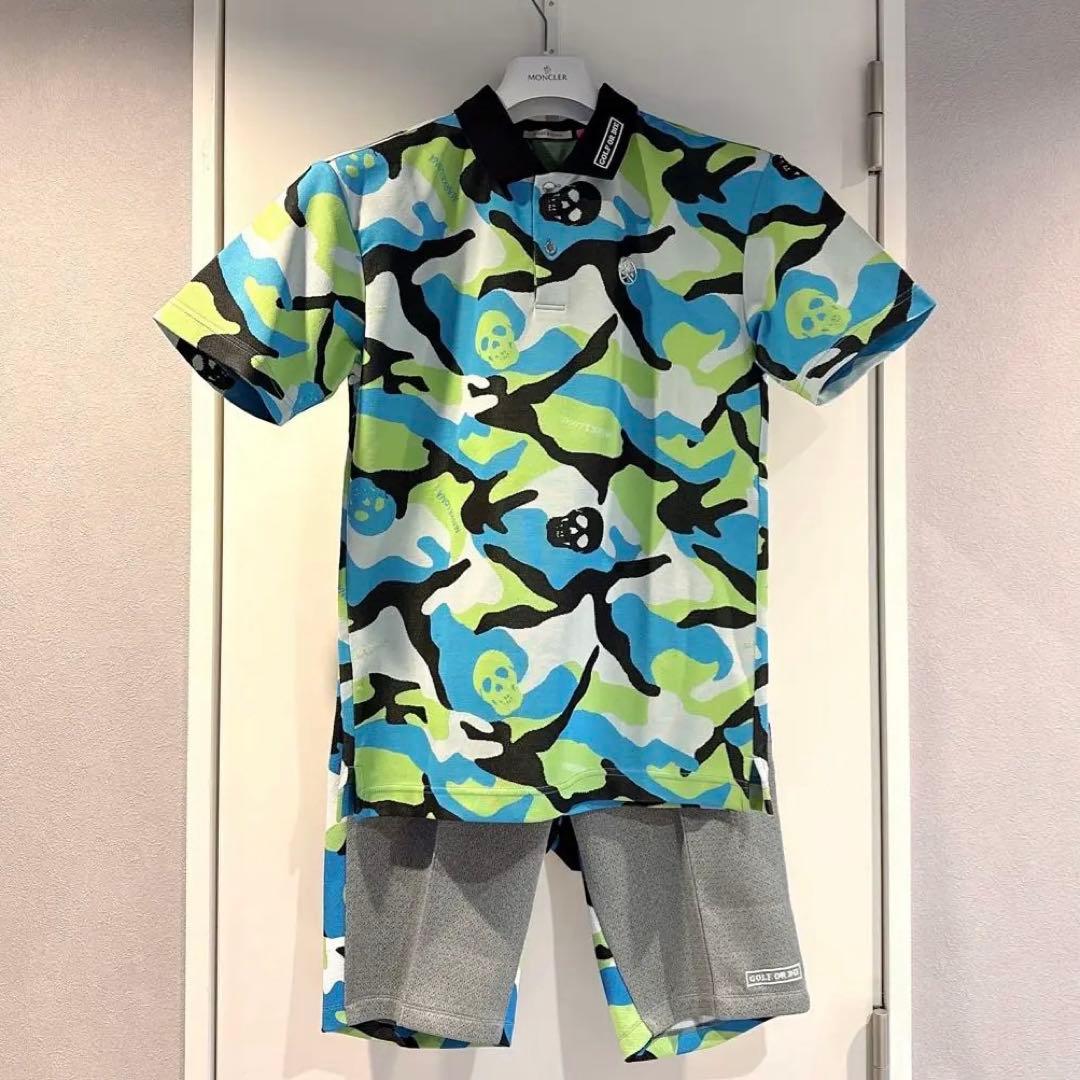 美品 ★ MARK&LONA セットアップ ポロ ショーツ ハーフパンツ