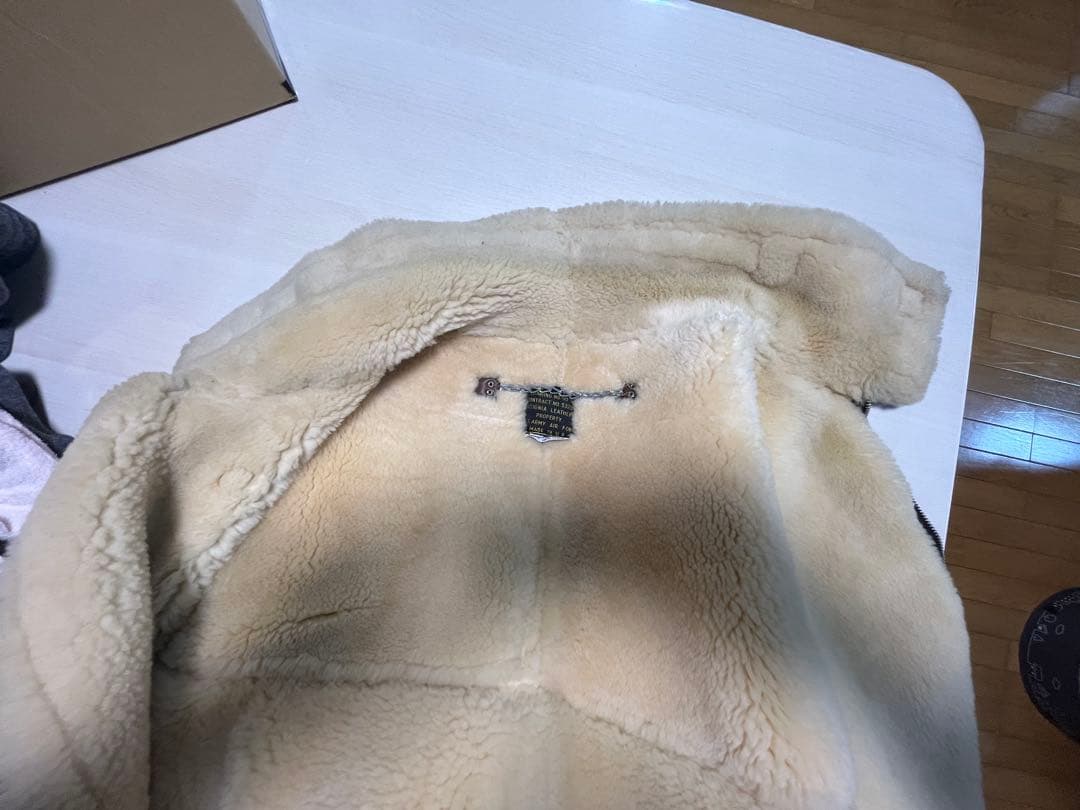 希少 USA INSIGNIA LEATHER WW2 TYPE B-3 44