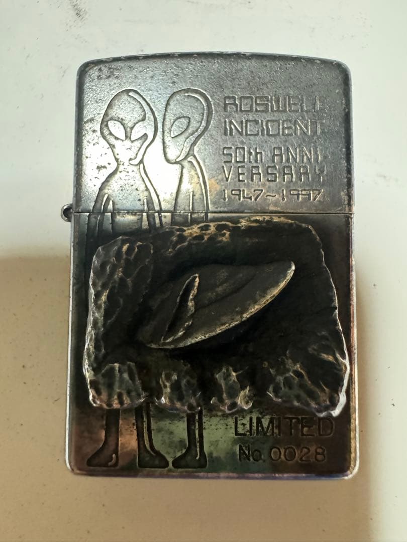 ロズウェル事件 50周年記念 ライター 限定 No. 0028 おまけ付き
