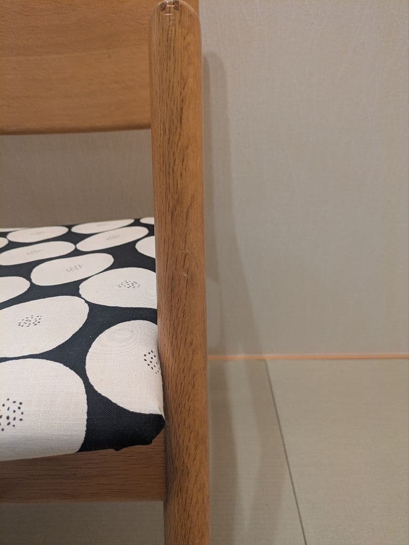 【U-La】ロッキングアームチェア オーク 座面ハンドメイド グッドデザイン