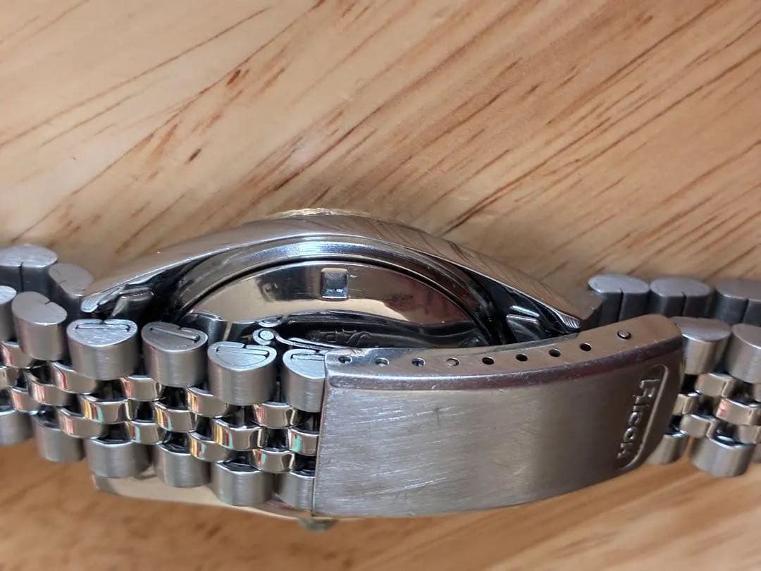 RICOH リコー Dynamic Wide 自動巻き デイデイト 青文字盤