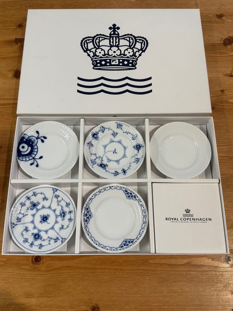 ロイヤルコペンハーゲン　ヒストリーミックス ミニプレート5柄セット