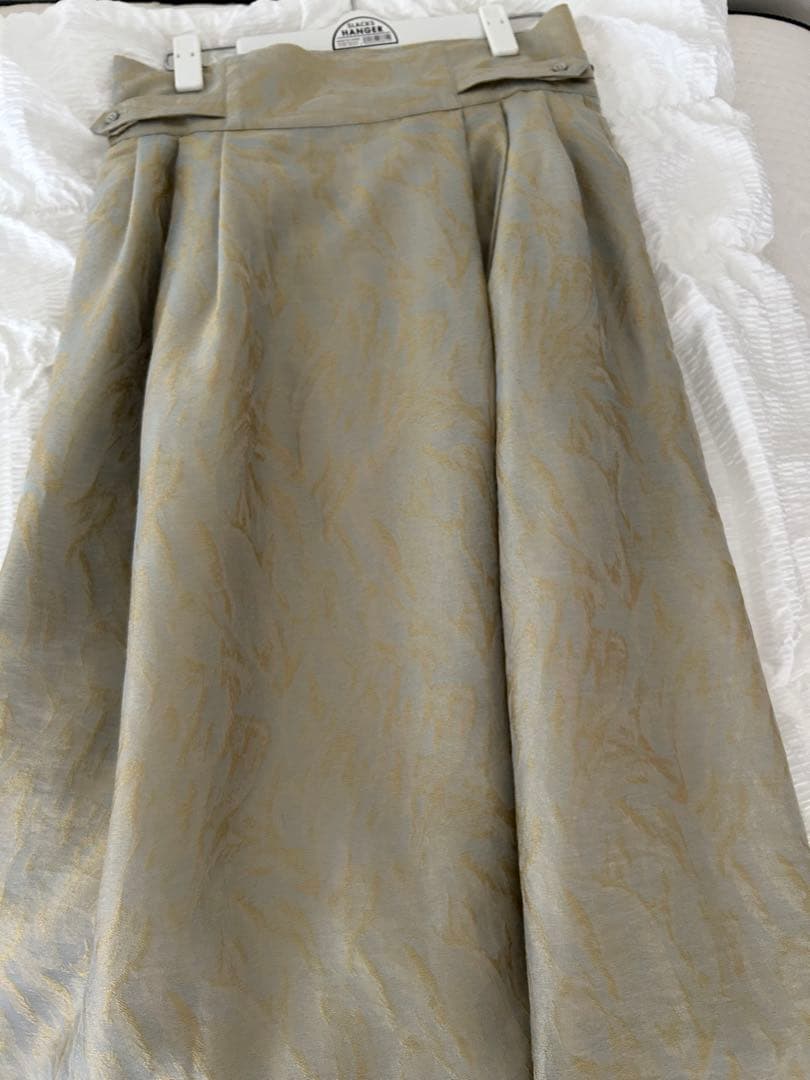 foufou シアーアブストラクトブラウス＆スカート