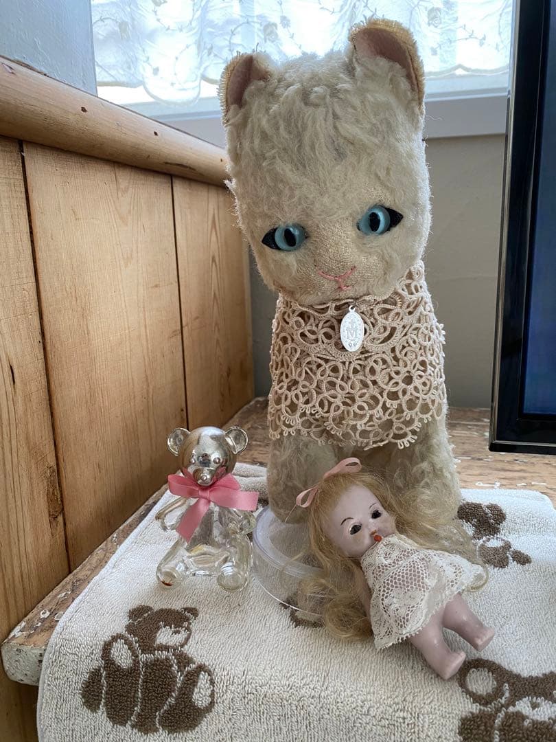 アンティーク　猫