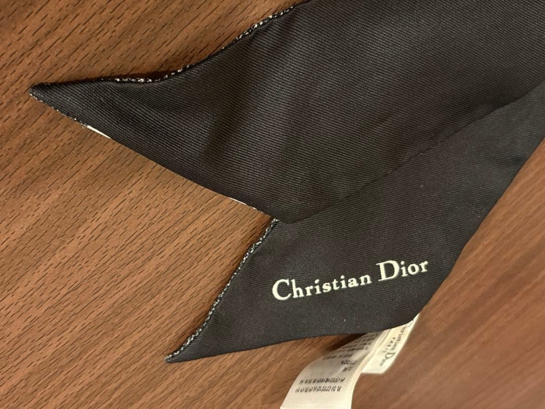 クリスチャンディオール　ミッツァ　スカーフ　千鳥　DIOR