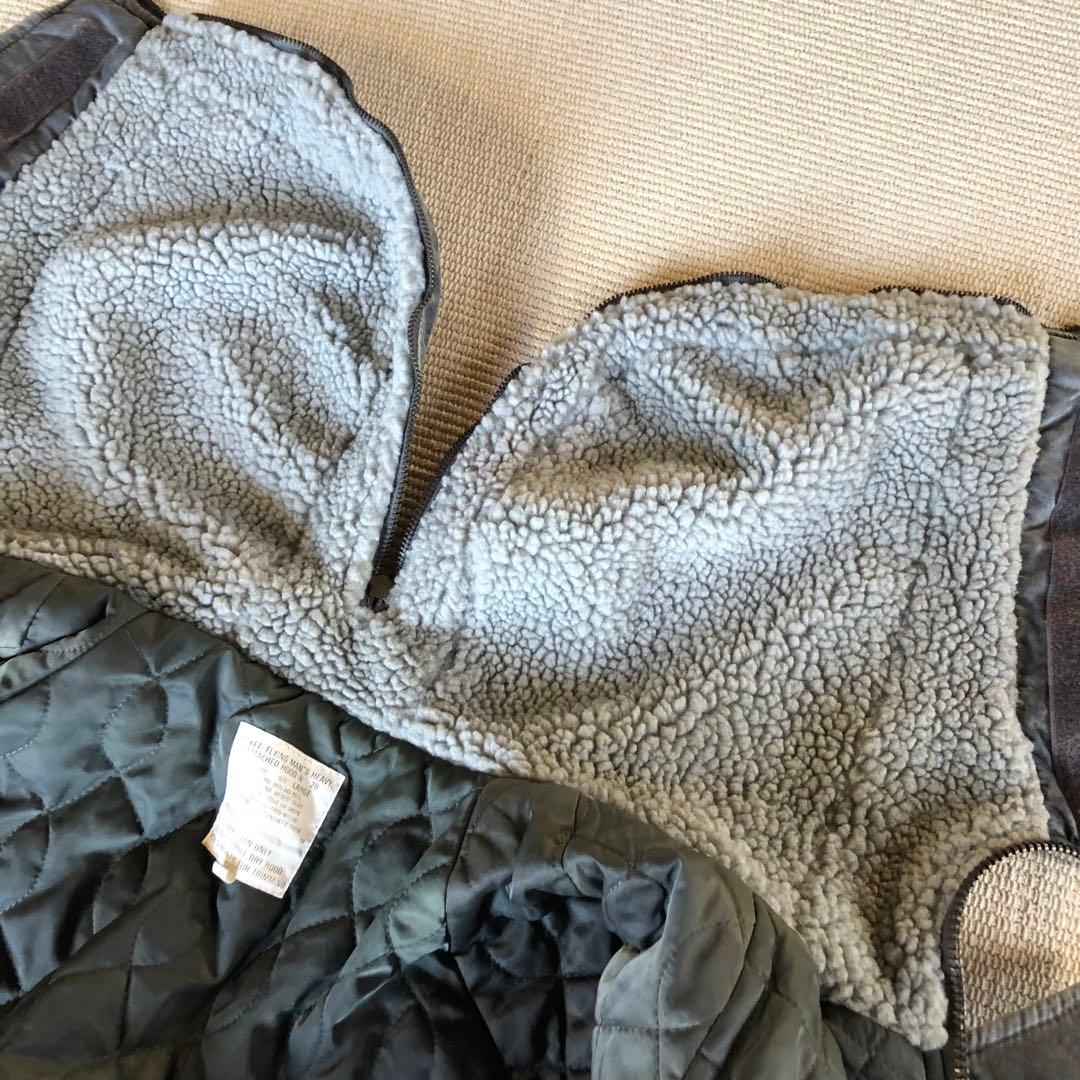 希少品 N-2B フライトジャケット 白化 ナイロン IDEAL 短丈 y2k