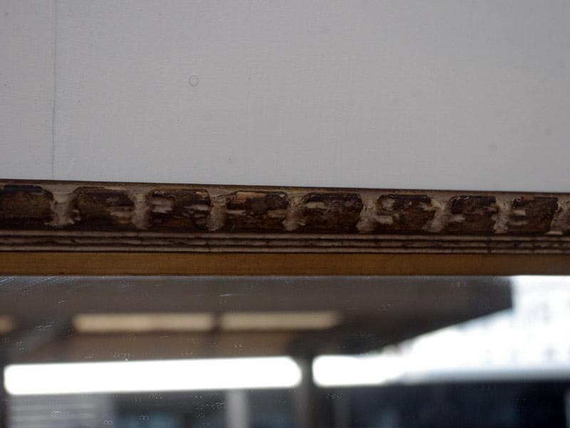 アンティークフレームの壁掛け鏡 中型ミラー 装飾 美容室 英国 フランス M01