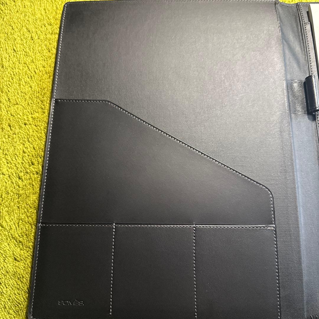 ソメスサドル A4 ノートパッド ブラック