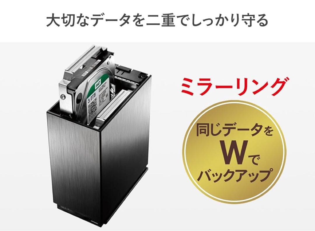 u*1様 I-O DATA HDL2-AA4/E NAS 4TB