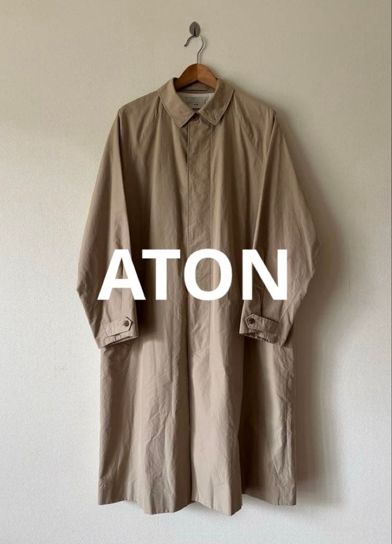 11/30迄❗️ 最終価格 ATON GIZA WEATHER COAT