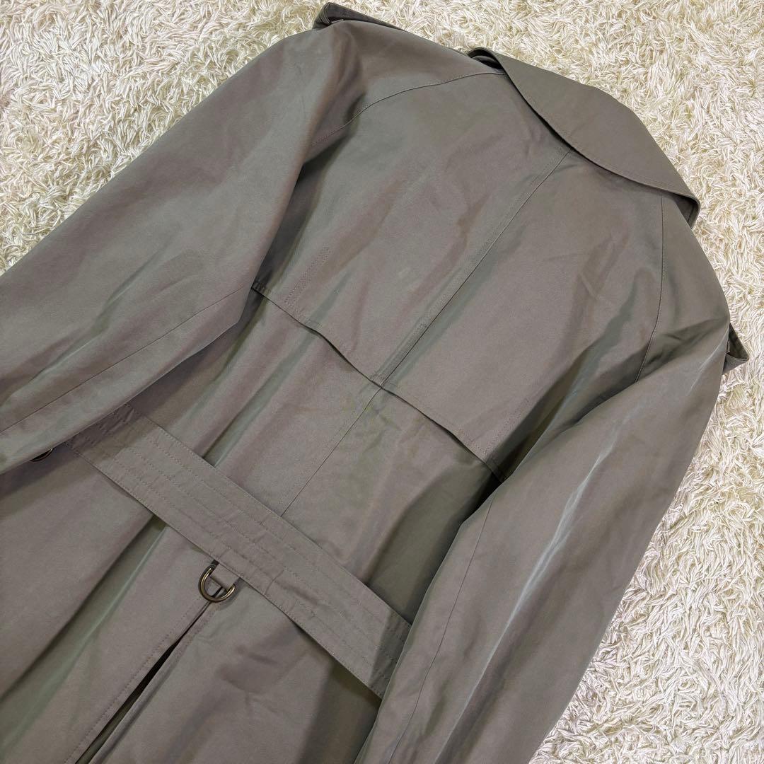 アクアスキュータム　玉虫色　イギリス製　アクア5 ベルト　トレンチコート