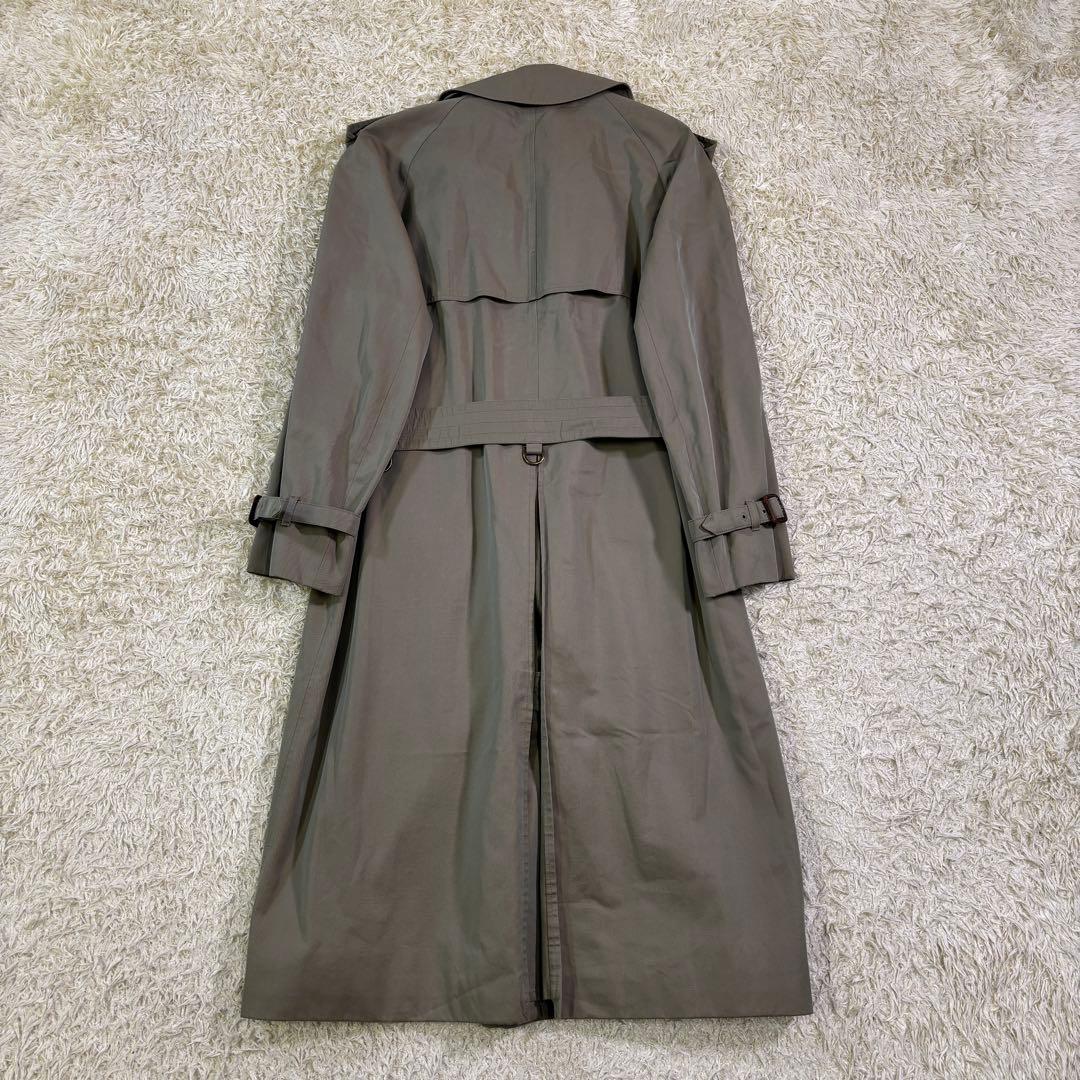 アクアスキュータム　玉虫色　イギリス製　アクア5 ベルト　トレンチコート