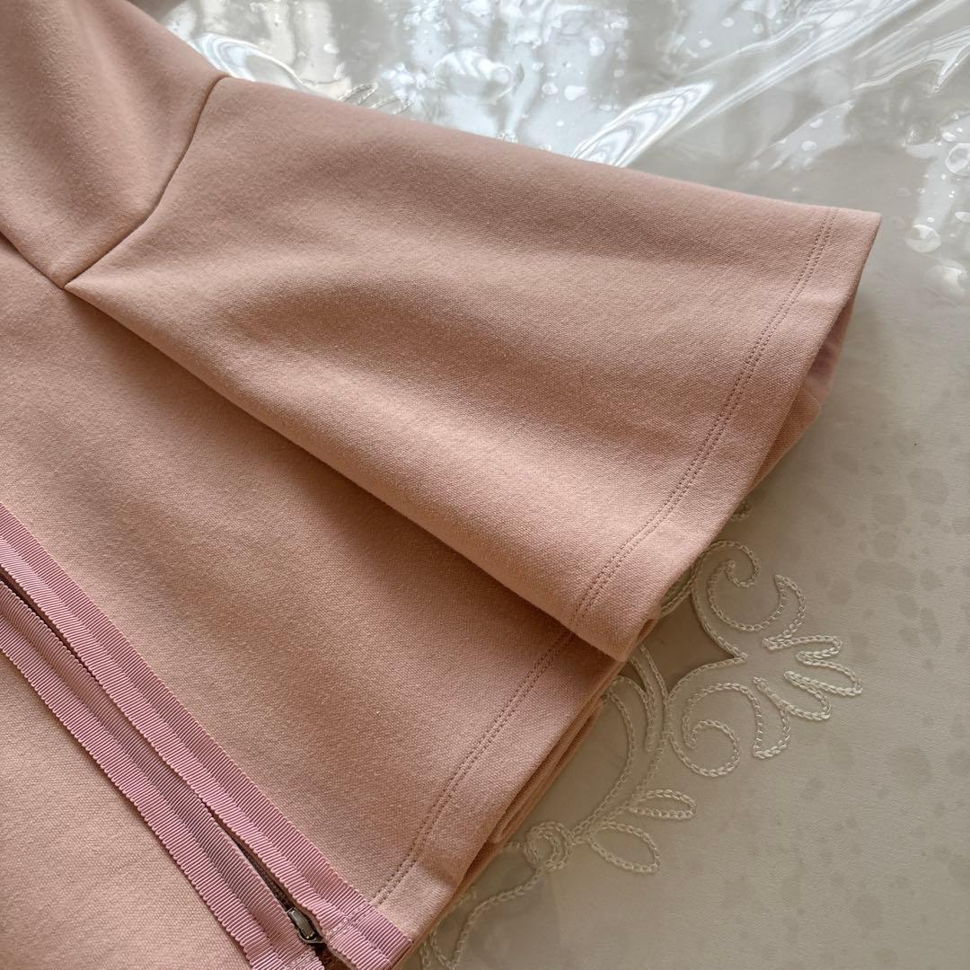 エムズグレイシー　ダブルジップ　フード付き 厚手パーカー　38