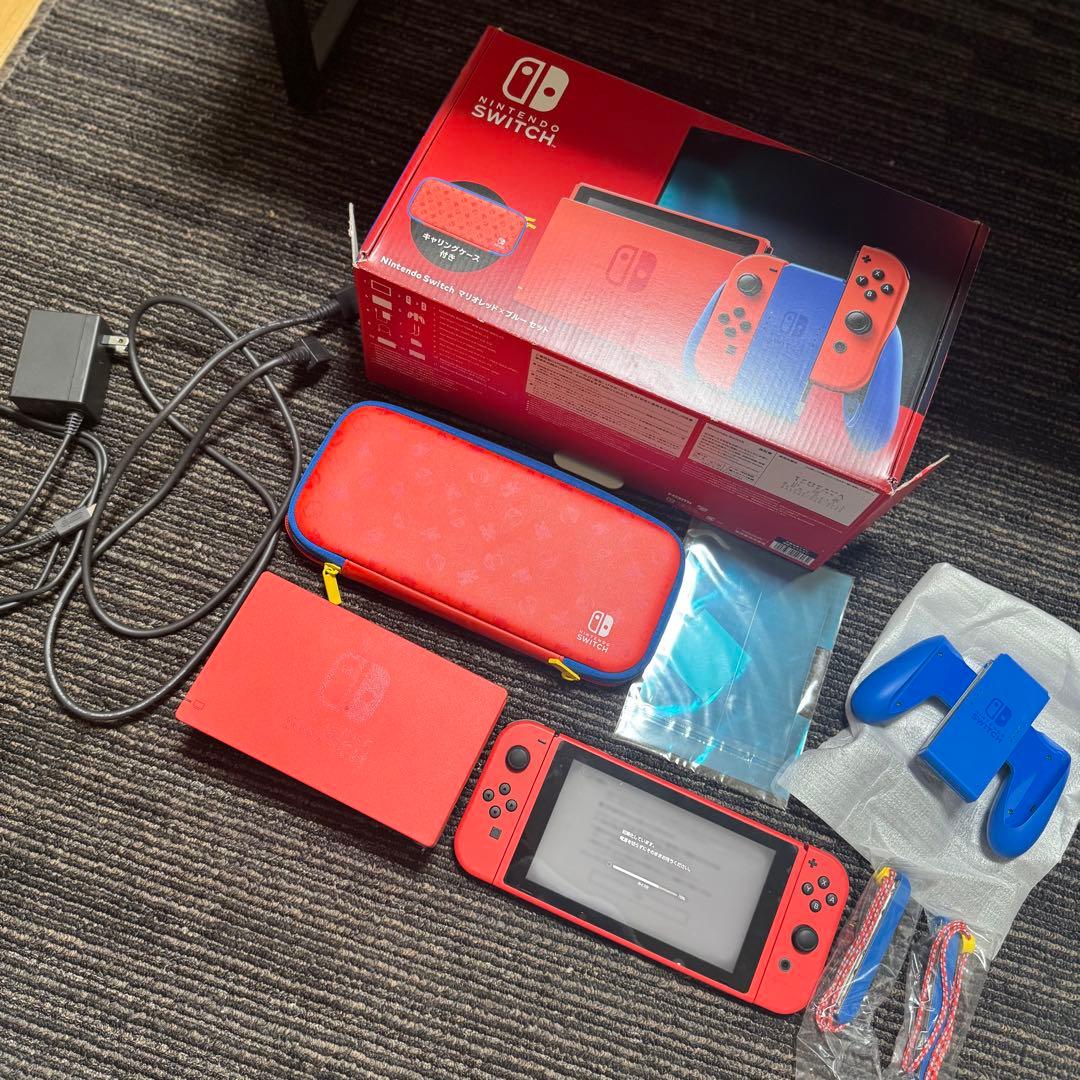 Nintendo Switch マリオレッド×ブルー セット　スイッチ　本体