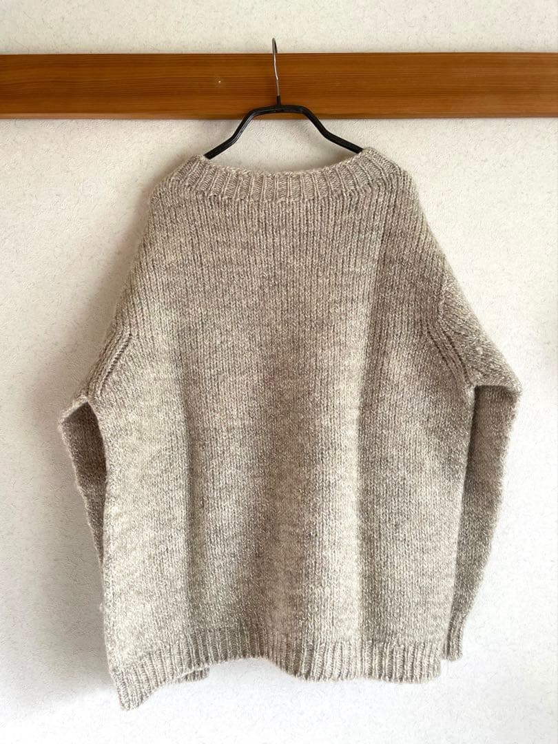 中川政七商店・麻とウールのニットプルオーバー