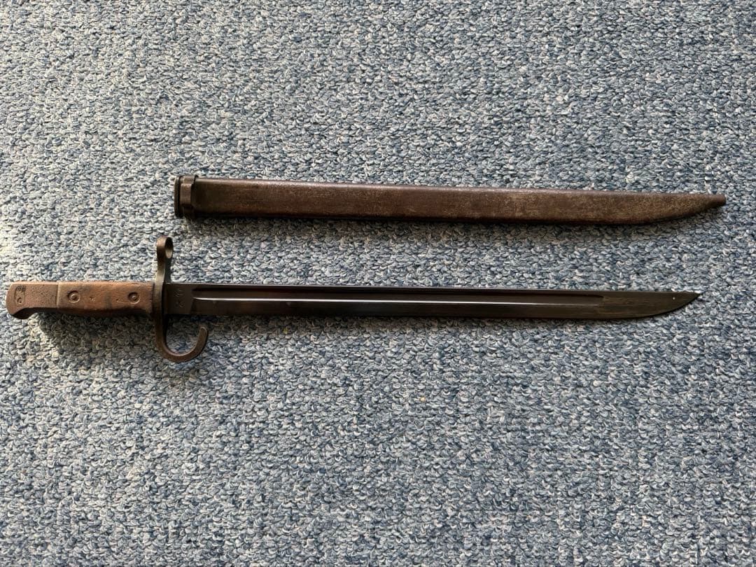 日本軍　三十年式　銃剣　刃なし