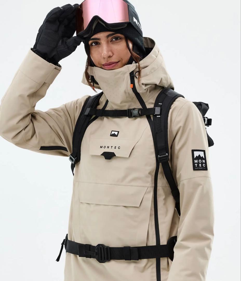 MONTEC スキースノーボードウェア　上下セット　Sand Sサイズ