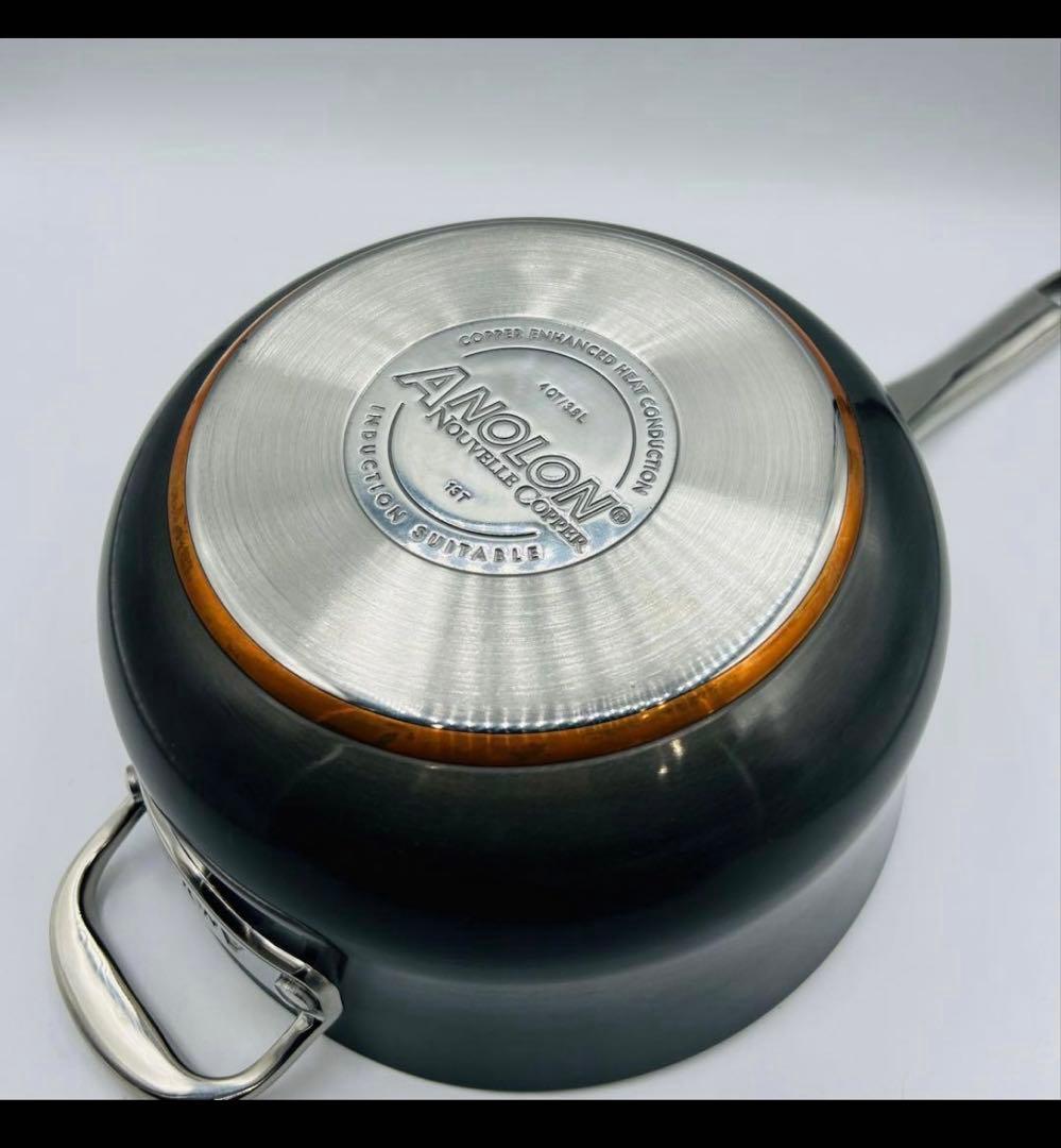 Anolon Nouvelle Copper 片手、両手鍋22cm