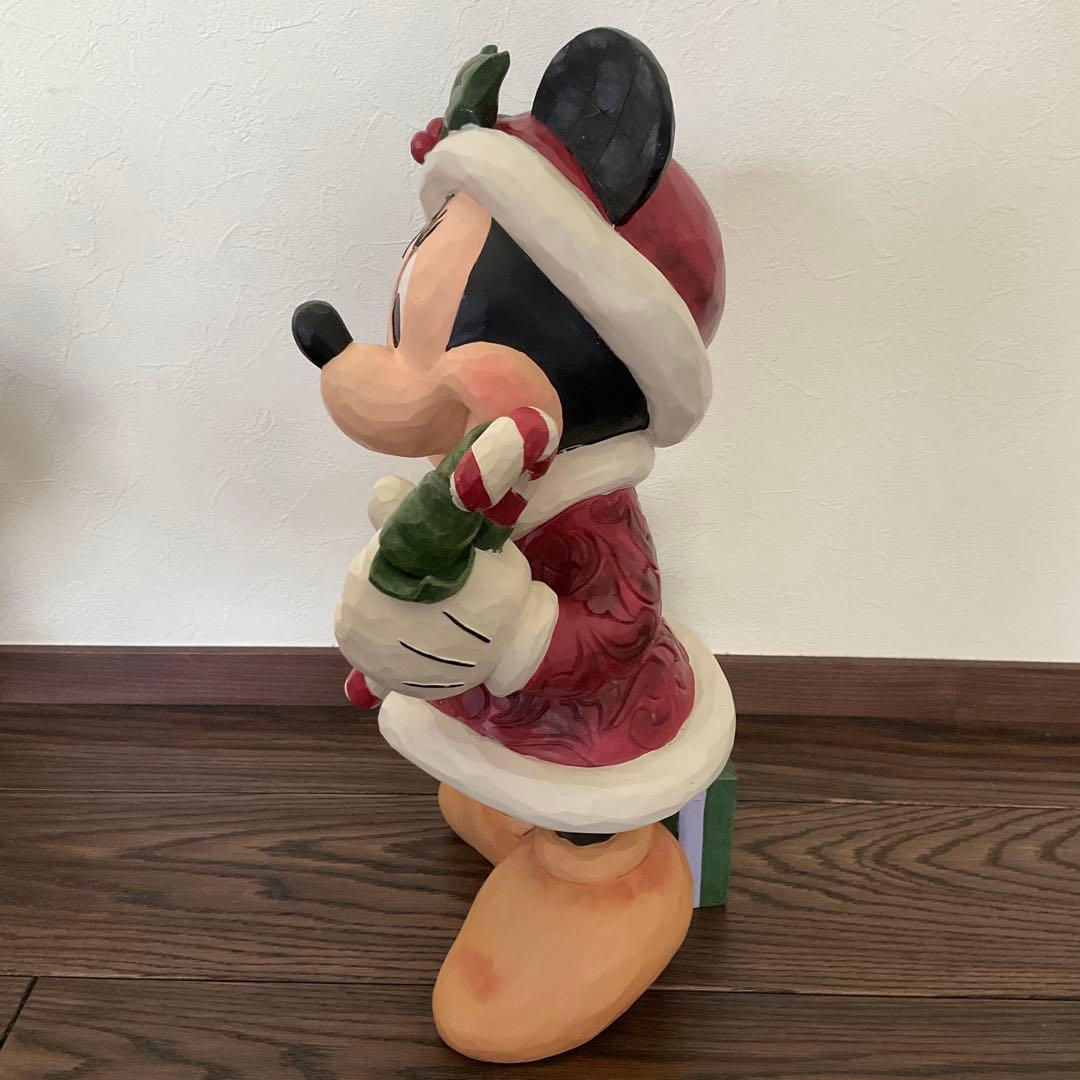 ジム ショア ディズニー ミニー　ミッキー　サンタ　置物　コストコ