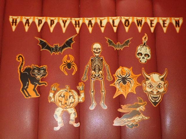 ハロウィン★ペーパー ミニ デコレーション★トリックオアトリート★オーナメント