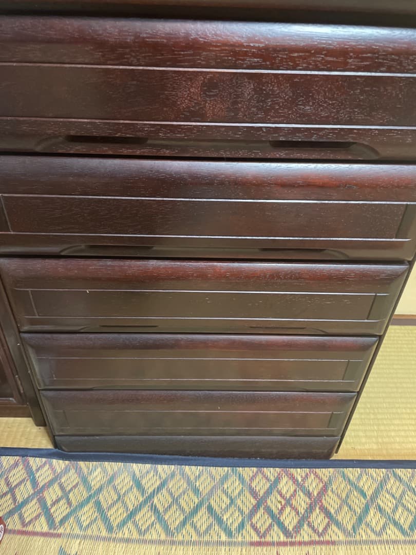 木製チェスト 5段引き出し 引き取り可能