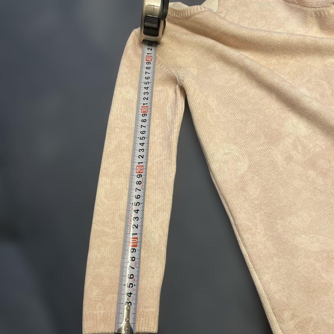 【DIOR】【kids】淡ピンク トワルドゥジュイ ニット ワンピース ドレス