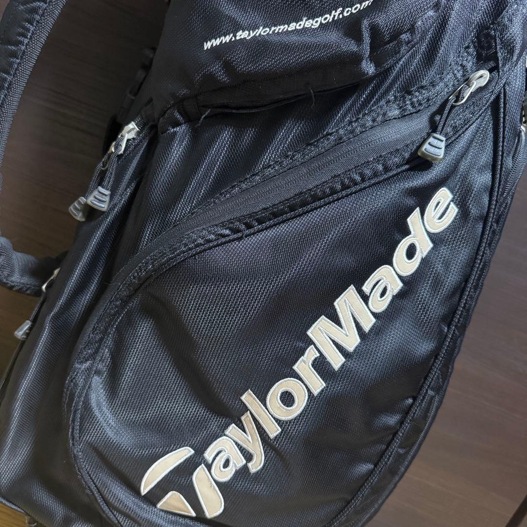 TaylorMade キャディバッグ ゴルフバッグ ブラック おまけ付き