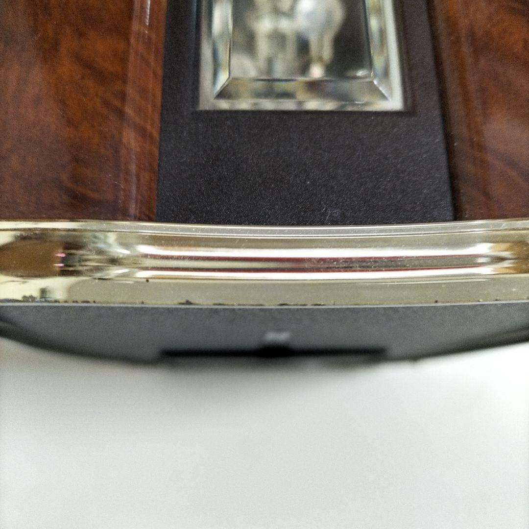 ブラウン シャンデリア置時計 カラクリ SEIKOQUARTZ