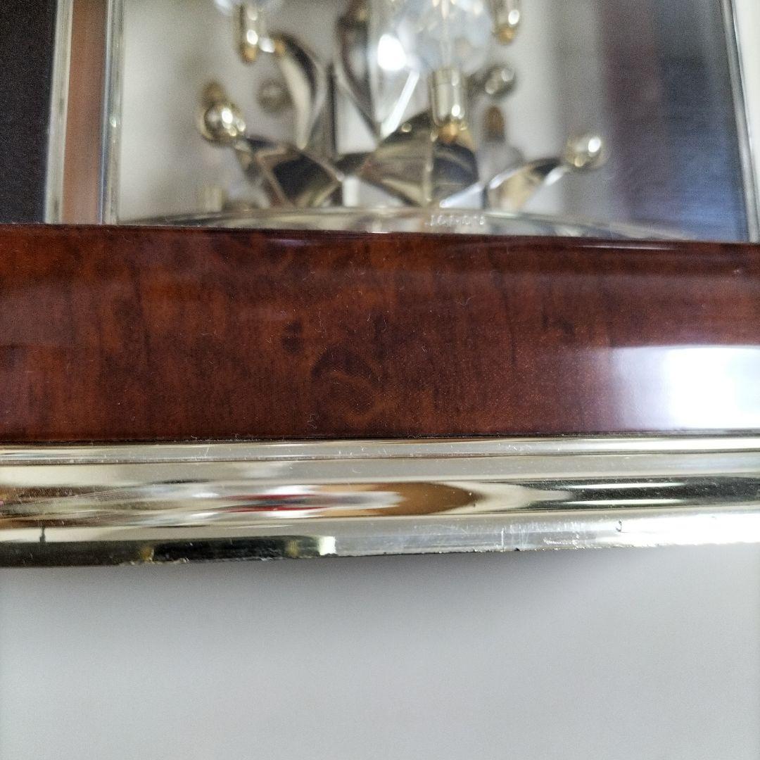 ブラウン シャンデリア置時計 カラクリ SEIKOQUARTZ