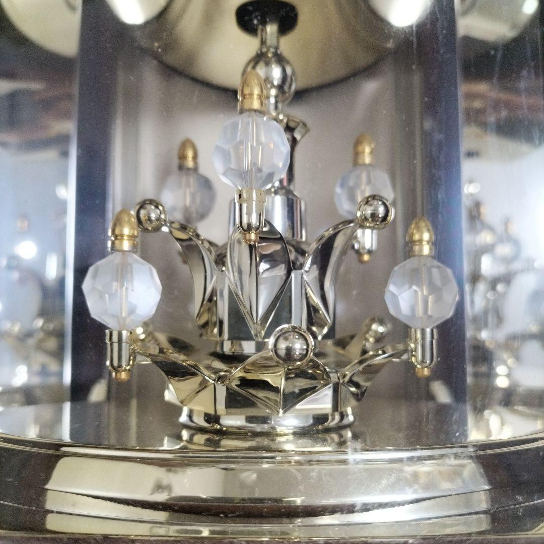 ブラウン シャンデリア置時計 カラクリ SEIKOQUARTZ