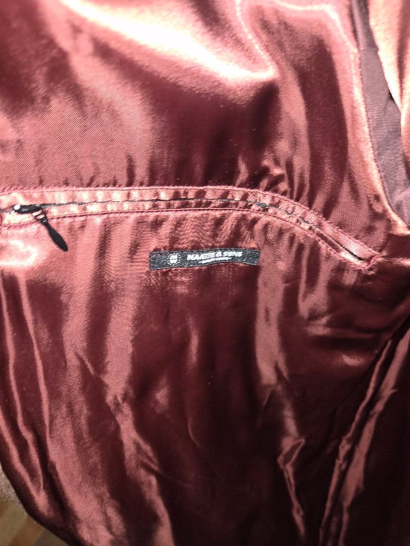 23AW MAATEE&SONS 二重織 BALMACAAN COAT