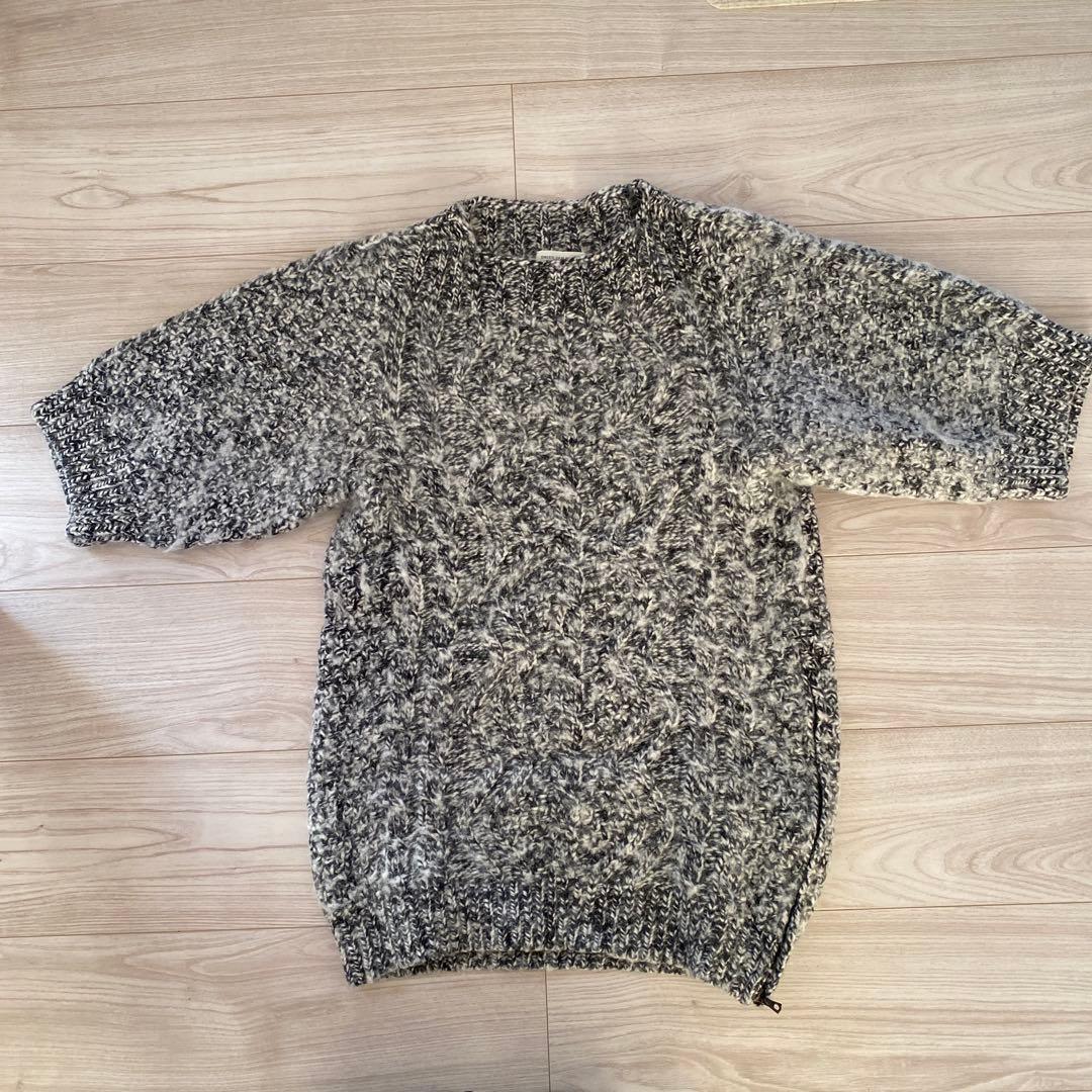 DRIES VAN NOTEN グレー カシミアニットセーター