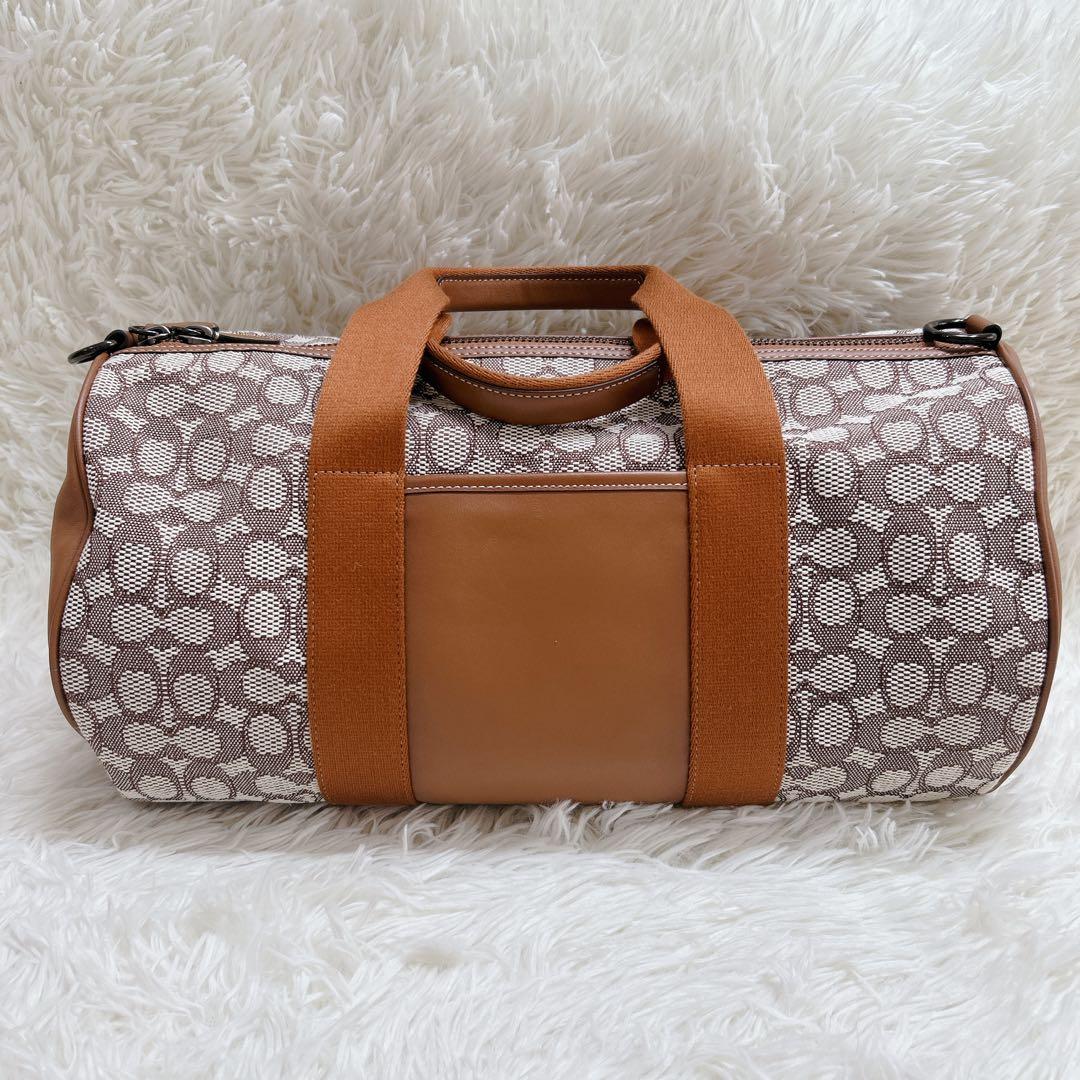 コーチ　ディズニー　レア　刺繍　シグネチャー　ボストン　ショルダー