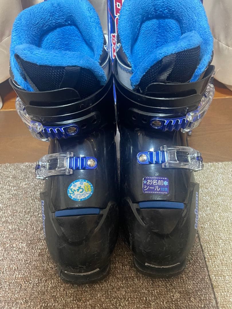 子供用　スキー板118㎝ ブーツ 22センチ ストック3点セット