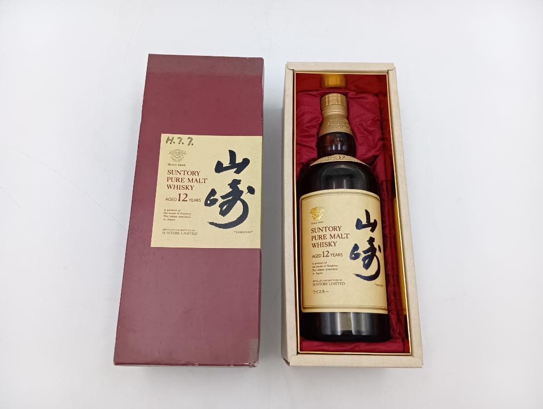 【未開栓】サントリーピュアモルトウイスキー 山崎 12年 古酒