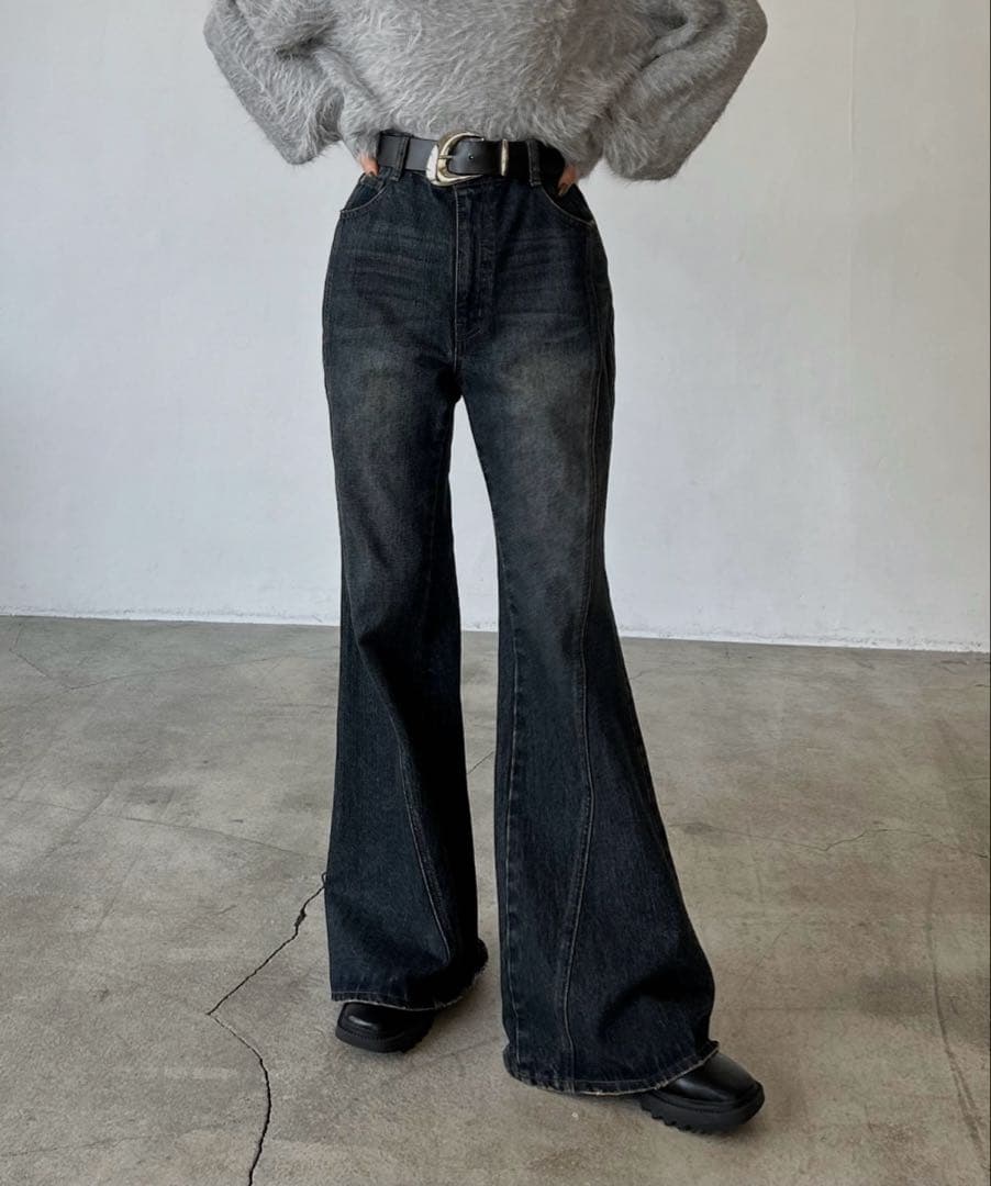 PAGEBOY スリムレッグフレアデニム　Lサイズ