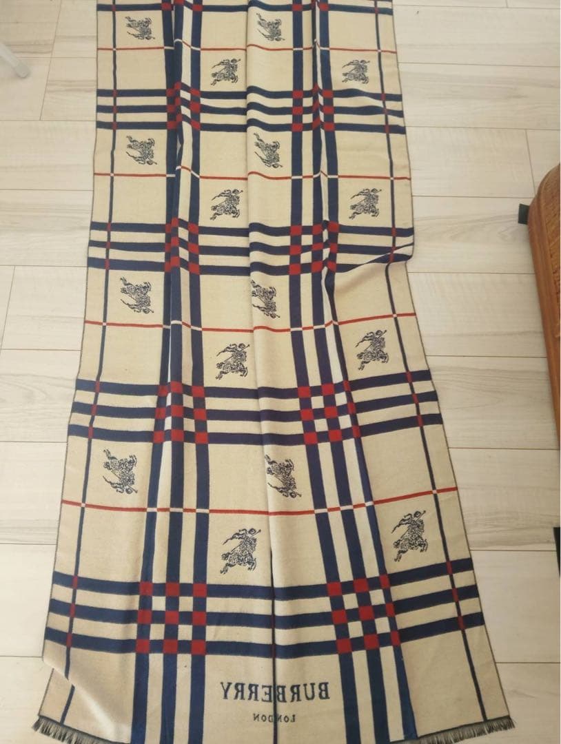 BURBERRY　バーバリー　マフラー　カシミア100％　美品