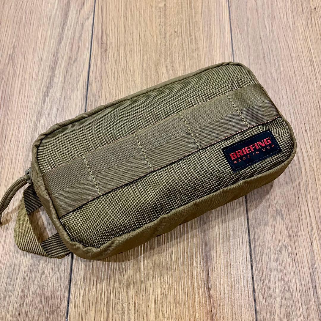 【極美品・廃盤】ブリーフィング ONE ZIP POUCH アメリカ製 ポーチ