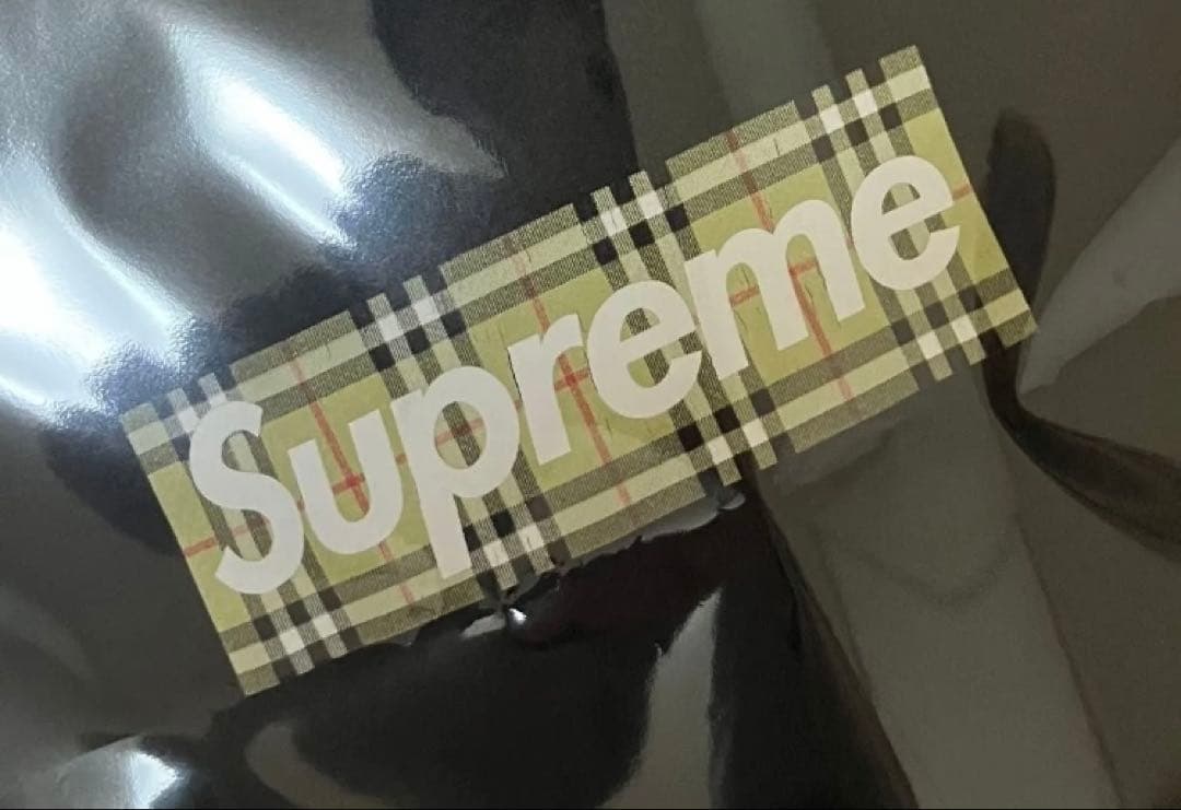 Supreme Burberry Box Logo Tee バーバリー