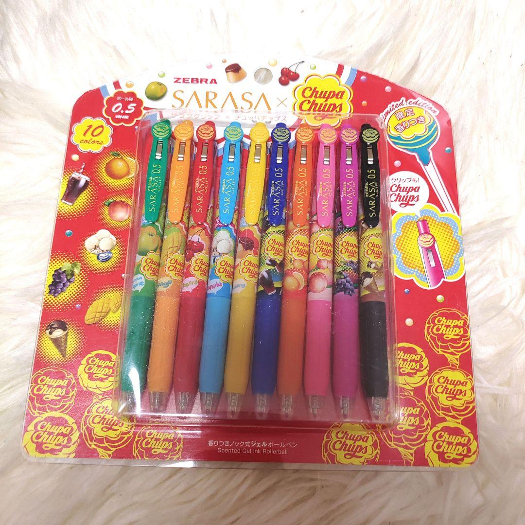 ZEBRA SARASA 10色セット サラサ　チュッパチャプス