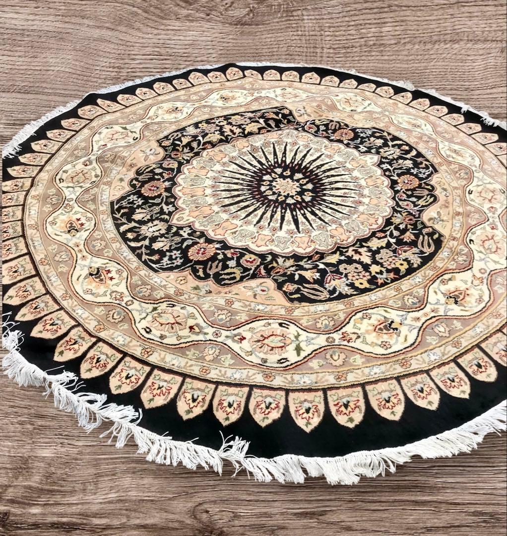 ペルシャウールラウンドラグ/サイズ:260cm…..123pd.